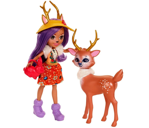 Mattel Enchantimals Dwupak Lalki ze Zwierzątkami - 380033 - zdjęcie 2